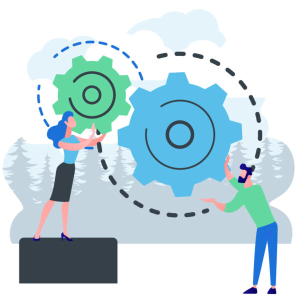 people holding gears